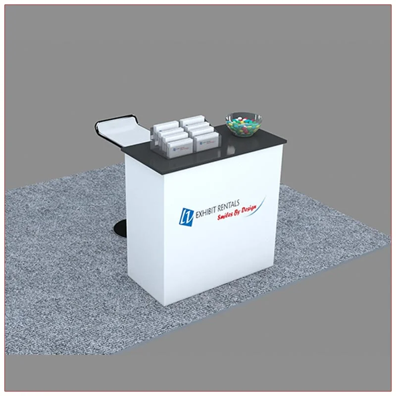 Trade Show Reception Counter Rental Package C11 - LV Exhibit Rentals in Las Vegas