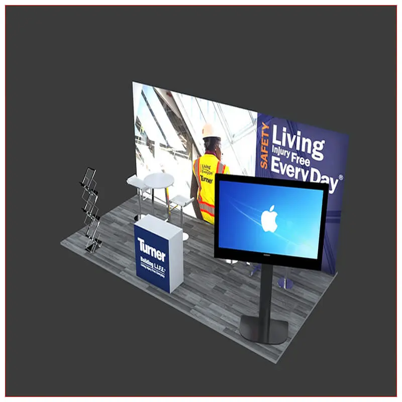 10x20 Trade Show Booth Rental Package 242 - LV Exhibit Rentals in Las Vegas