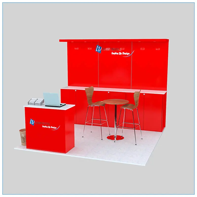 10x10 Trade Show Booth Rental Package 143- LV Exhibit Rentals in Las Vegas