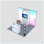 10x10 Trade Show Booth Rental Package 149 - Angle View 2 - LV Exhibit Rentals in Las Vegas