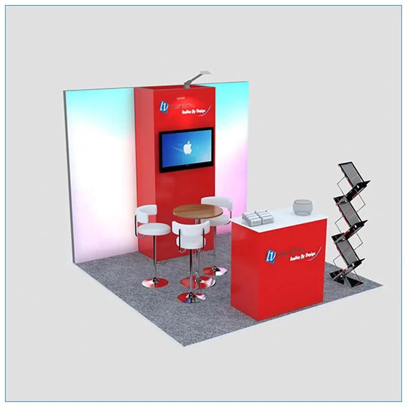 10x10 Trade Show Booth Rental Package 149- LV Exhibit Rentals in Las Vegas