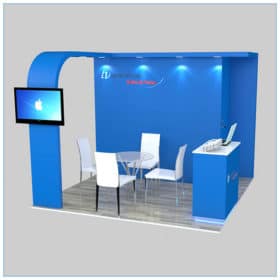 10x10 Trade Show Booth Rental Pkg - 153 | LV Exhibit Rentals