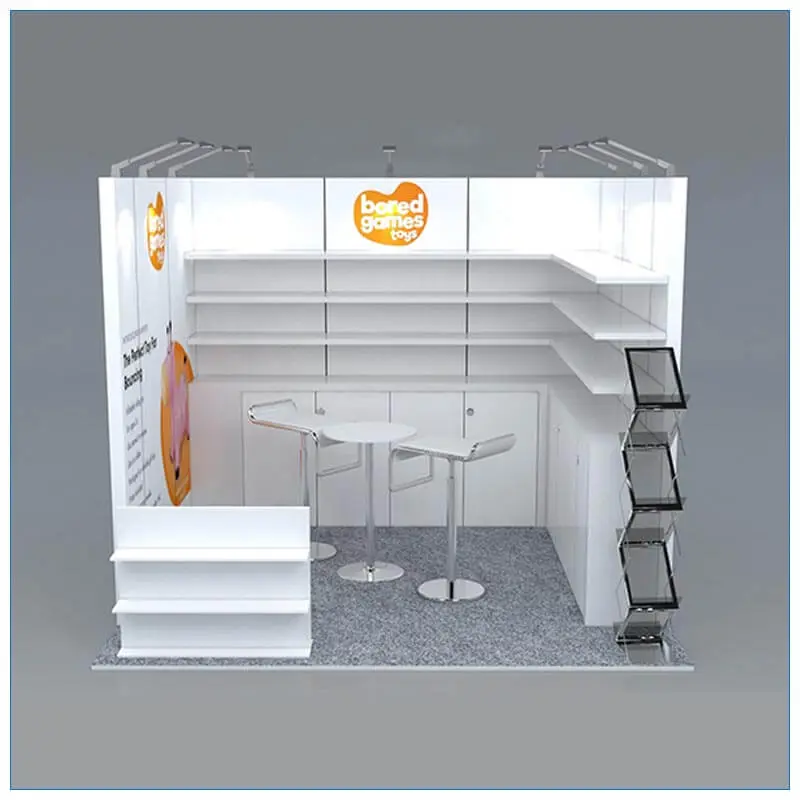 10x10 Trade Show Booth Rental Package 157 - LV Exhibit Rentals in Las Vegas