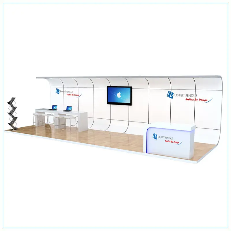 10x30 Trade Show Booth Rental Package 309 - LV Exhibit Rentals in Las Vegas