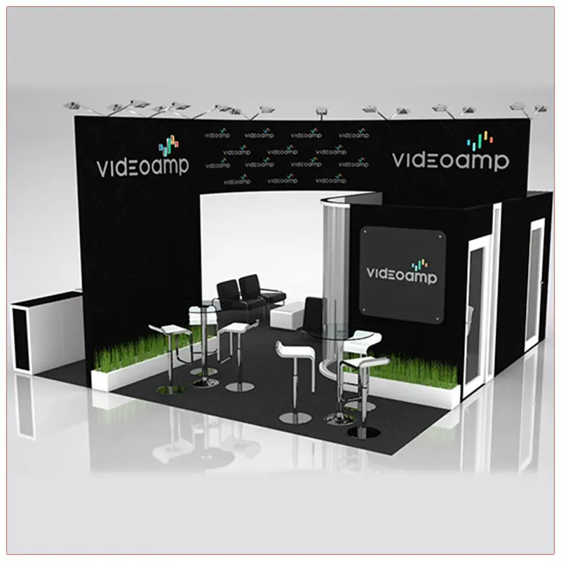 20x20 Trade Show Booth Rental Package 423 - LV Exhibit Rentals in Las Vegas
