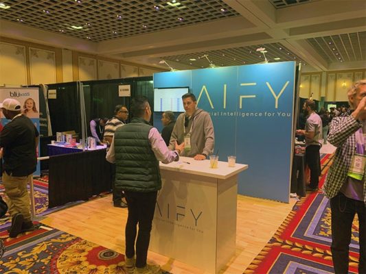 AIFY - 10x10 Trade Show Exhibit Rental Package 111 - Affiliate Summit 2020 - LV Exhibit Rentals in Las Vegas