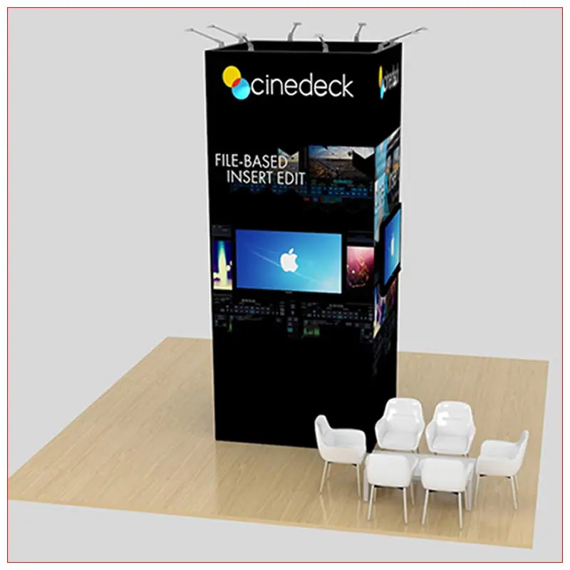 20x20 Trade Show Booth Rental Package 459 - LV Exhibit Rentals in Las Vegas