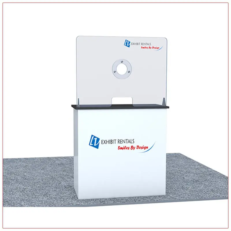 Covid 19 Prevention Counter Rental Package CV02 - LV Exhibit Rentals in Las Vegas