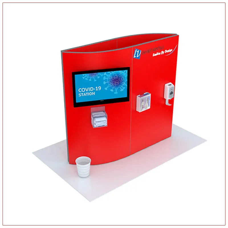 Covid 19 Prevention Kiosk Rental Package CV02 - LV Exhibit Rentals in Las Vegas