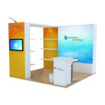 10x10 Trade Show Booth Rental Package 165 - LV Exhibit Rentals in Las Vegas 02