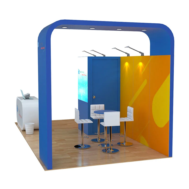 10x20 Trade Show Booth Rental Package 279 - LV Exhibit Rentals in Las Vegas 01