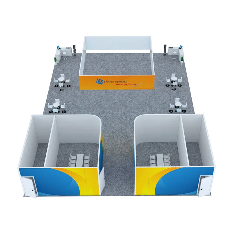 70x50 Trade Show Booth Rental Package 3500 - LV Exhibit Rentals in Las Vegas 03