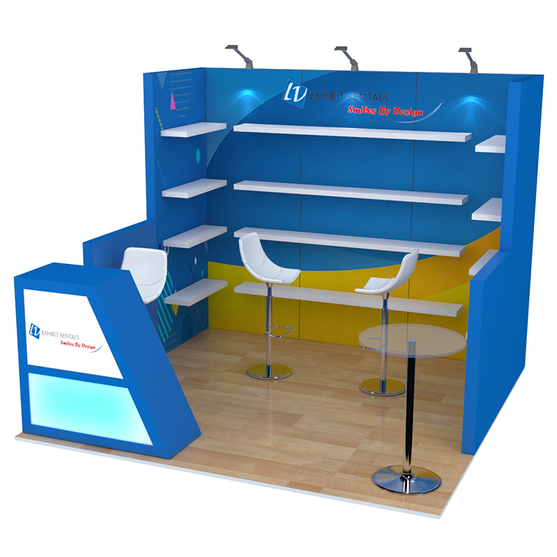 10×10 Booth Rental – Package 169 | LV Exhibit Rentals