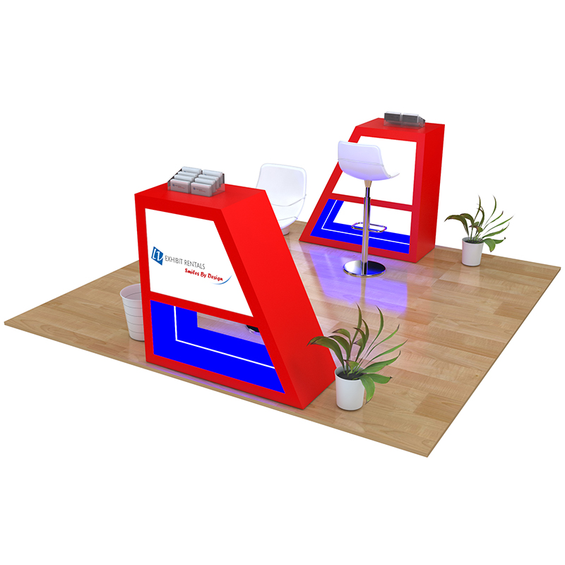 Trade Show Counter Rental - Package C016