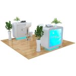 Trade Show Counter Rental - Package C015