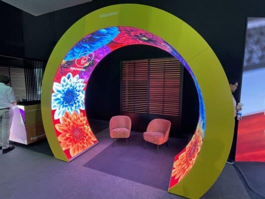 led trade show booth display