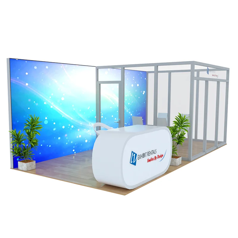 10×20 custom trade show Booth Rental – Package 294