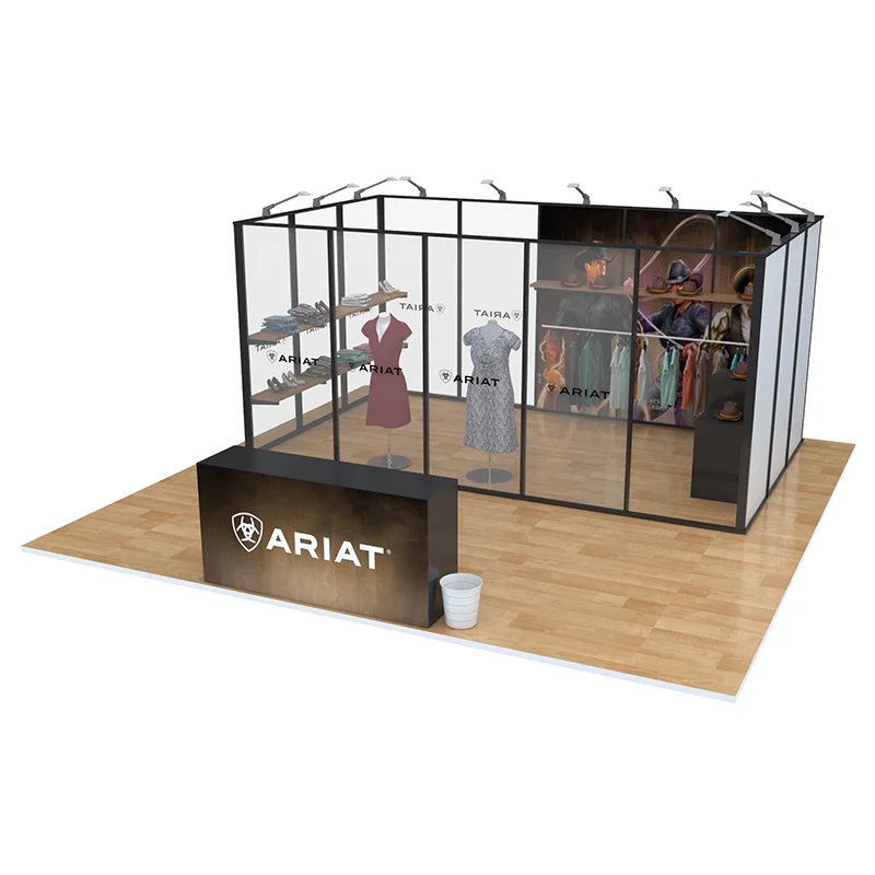 20×20 trade show display design and Booth Rental – Package 896