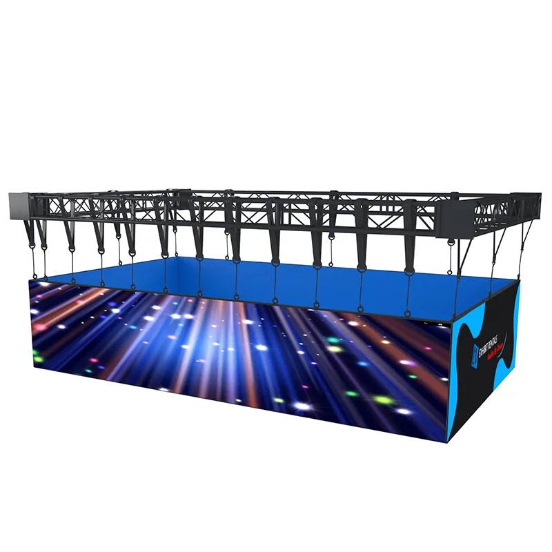 1 side LED 3 side SED Graphic Hanging Sign Rental