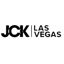Black and white JCK Las Vegas logo featuring bold “JCK” lettering separated by a vertical line from the words “LAS VEGAS,” representing the premier jewelry trade show held annually in Las Vegas.