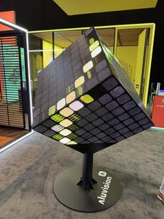 The Karat, led cube trade show display element