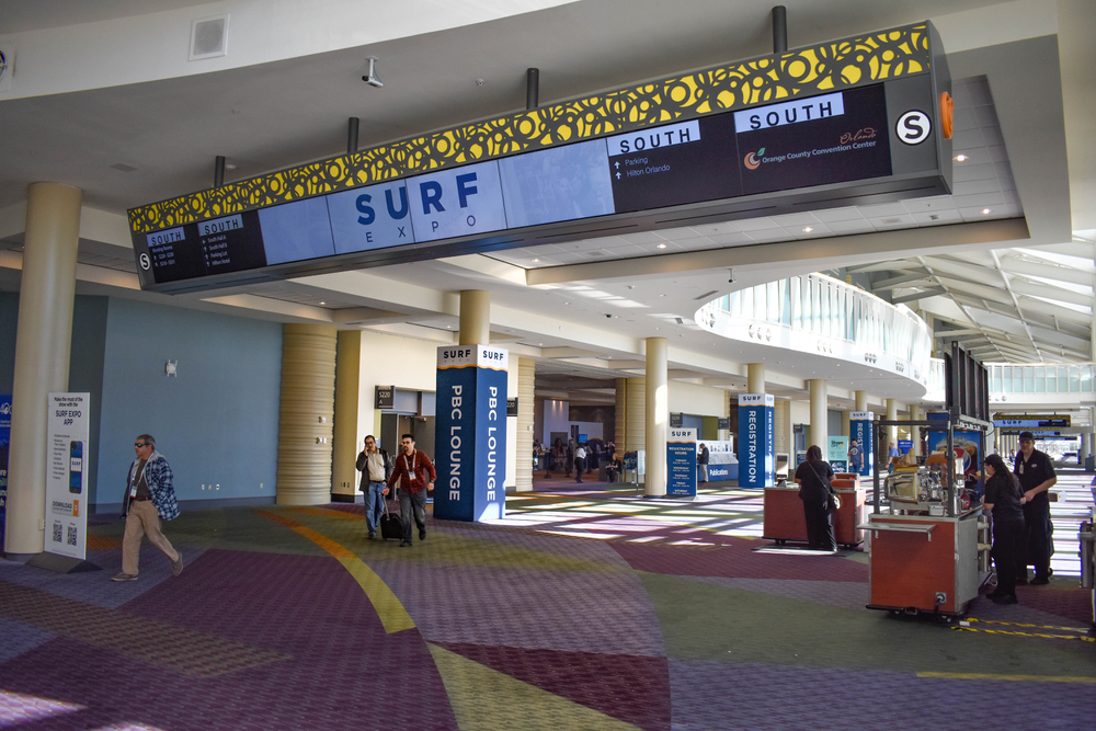 how big is the orange county convention event space