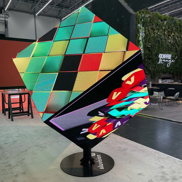 led cube for tradeshow