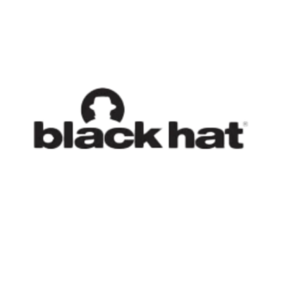 black hat logo on white