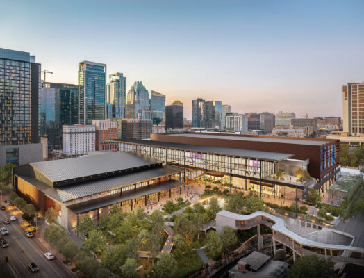 rendering of the new austin convention center