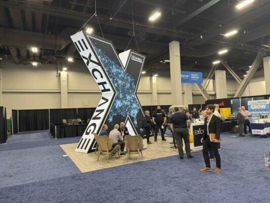 tech trade show exhibit