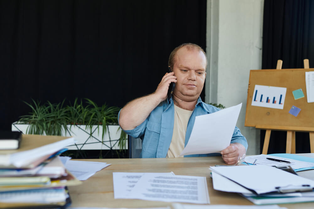 You should bring office supplies to a trade show booth.