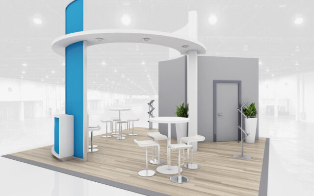 Here are the best double deck exhibits for large trade shows.