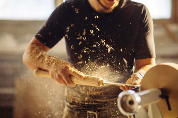 Woodworker exhibit at awfs fair