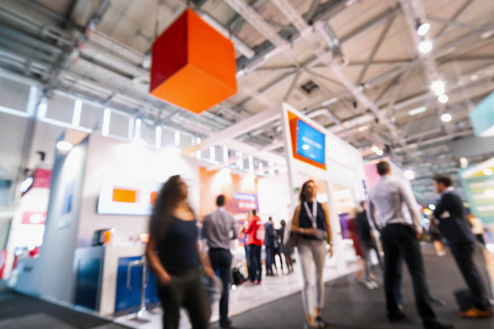 Here's how to attract customers at a trade show.