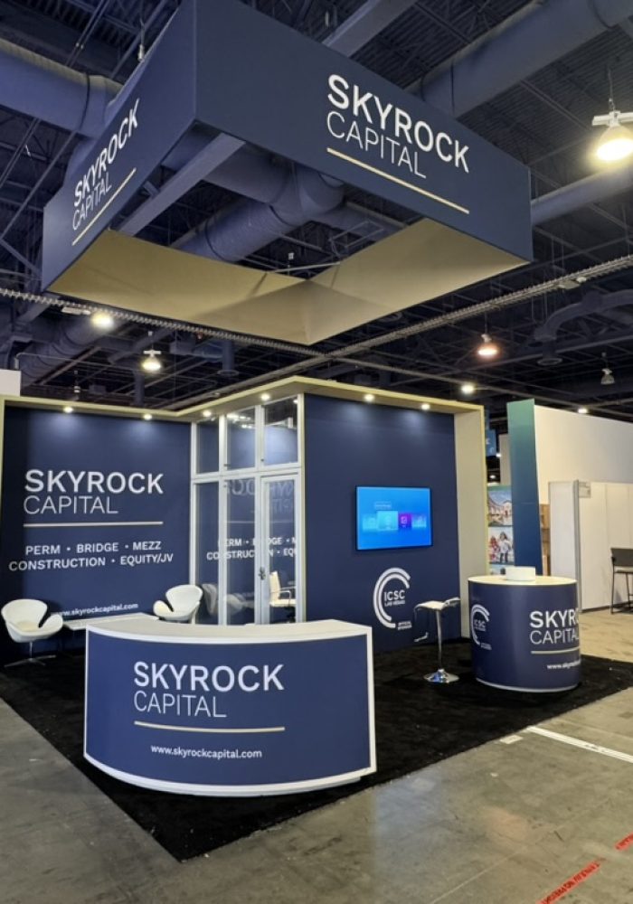 exhibit at finance and insurance trade show