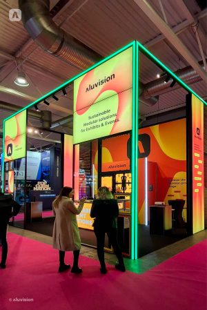 straight led edge lighting for trade show booth