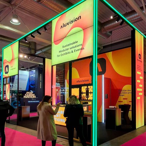 straight led edge lighting for trade show booth