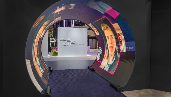 trade show booth at ahip
